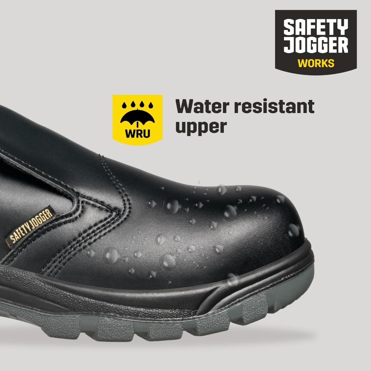 SAFETY JOGGER Bezpieczne wsuwane chodaki - profesjonalne X0600, UK 11 EU 46 czarny, Oxypas buty ochronne dla mężczyzn lub kobiet, idealne do kuchni, opieki zdrowotnej lub przemysłu spożywczego