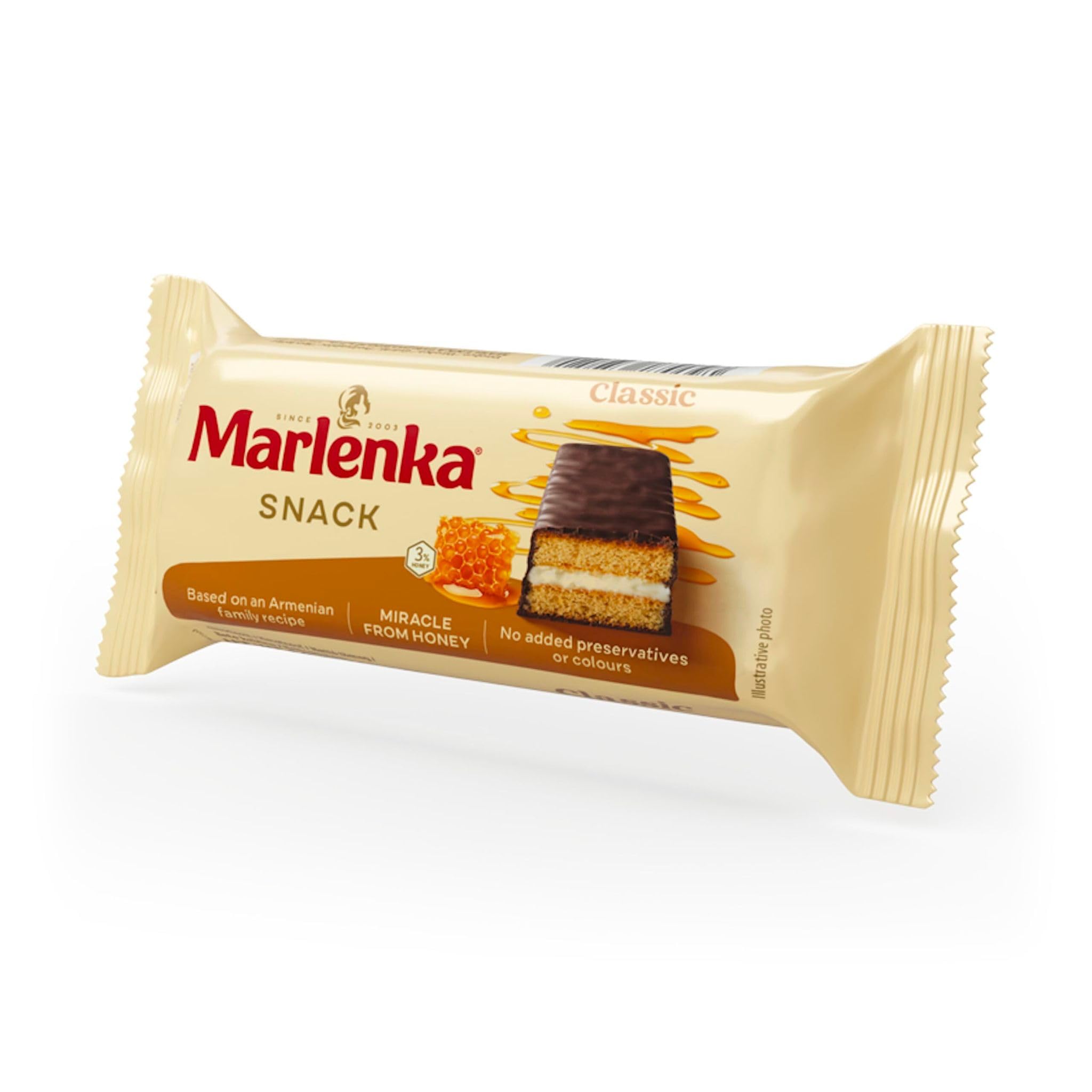 MARLENKA Honigsnack mit Walnüssen 20 x 50 g