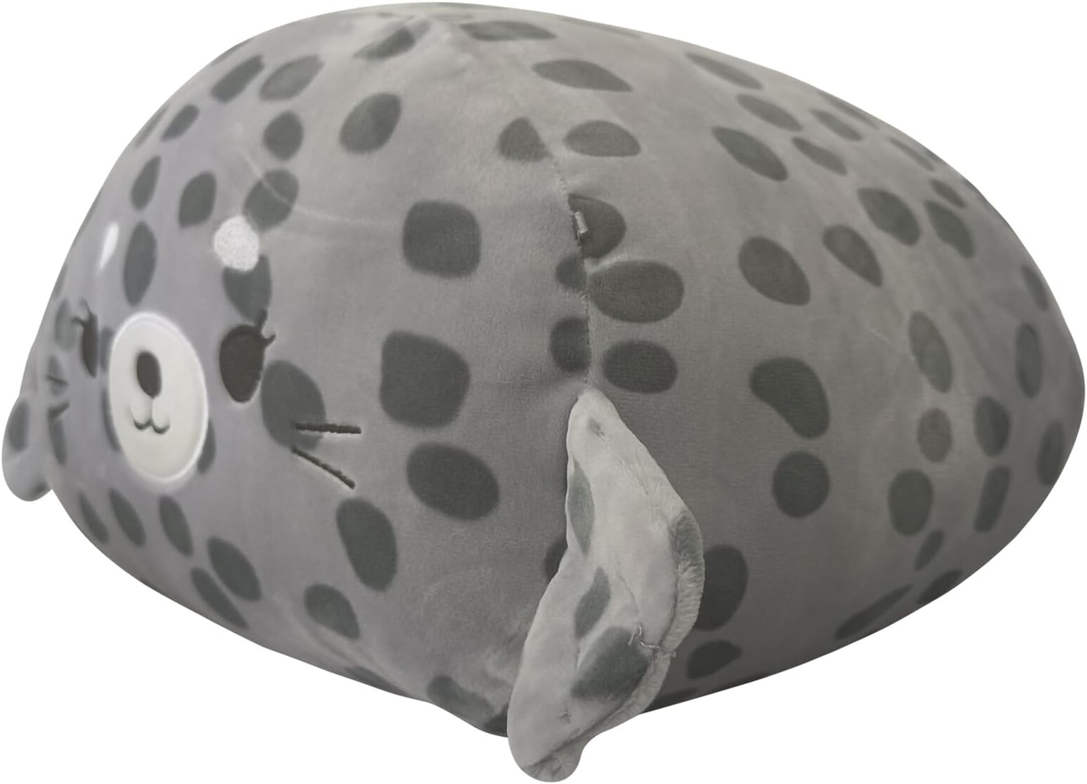 Original Stackables 12-Inch Grey Spotted Seal with White Belly - Medium-Sized Ultrasoft Official Jazwares Plush