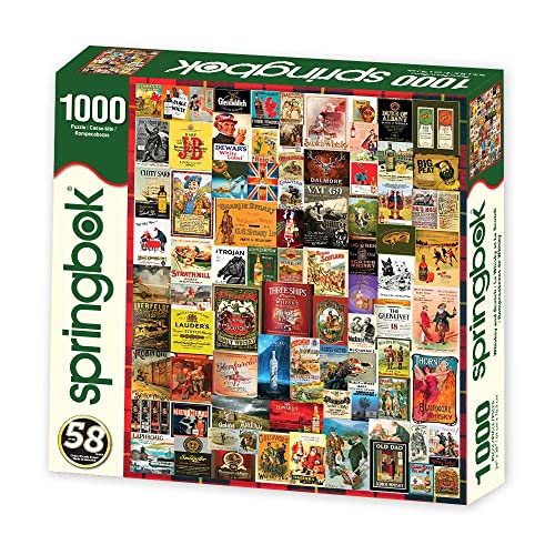 Puzzle Springbok Whiskey & Scotch de 1000 piezas para adultos | Collage de piezas únicas, hecho en USA con materiales ecológicos miniatura 2