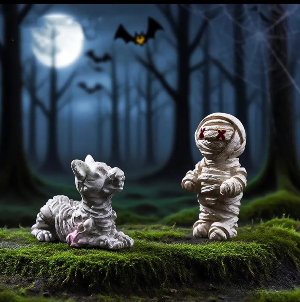 Miniature Hell Ghost Figurines - Unique Home Decor -4 Miniature Hell Ghost Figurines - Unique Home Decor -4