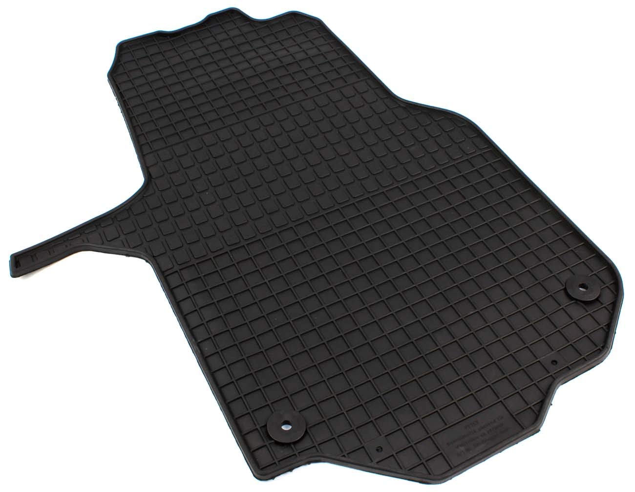 Petex 64510 Fußmatte Gummimatte Vorne Matte schwarz Kompatibel mit VW CRAFTER Pritsche/Fahrgestell SZ
