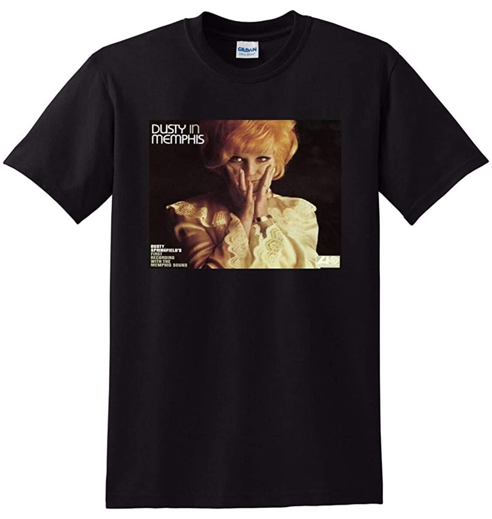 Jargon Men's Black Dusty Springfield T Shirt Dusty In Memphis Extra Large