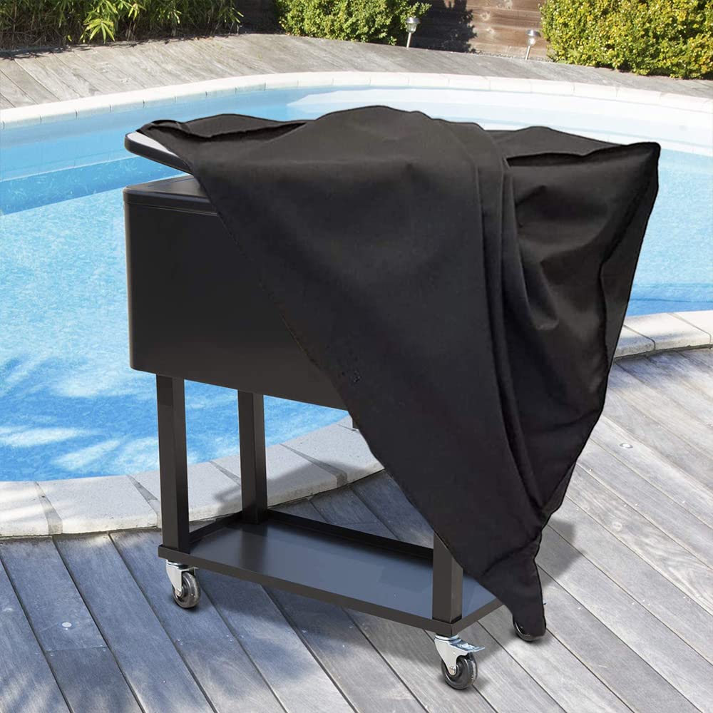 Copertura del carrello del dispositivo di raffreddamento impermeabile portatile patio rotolamento Cooler petto di ghiaccio Party Cooler Protector copre per 80 Quart bevande Cooler Carrelli