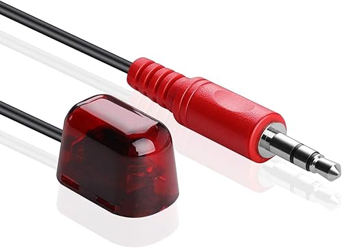 Pequeño extensor de receptor de infrarrojos externo de 38-56 kHz, funciona con proveedores de cables seleccionados, cajas que incluyen: Verizon