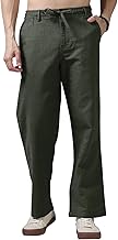 Vogaan Men's Cotton Blend Casual Trousers Pants | Stylish Comfortable Trousers for Office Work and Outings