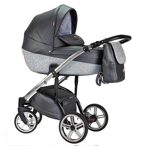 Elcar Kinderwagen-Set 2 in 1 Vip Lux inkl. Sportsitz - 11 Teile - Space - Space