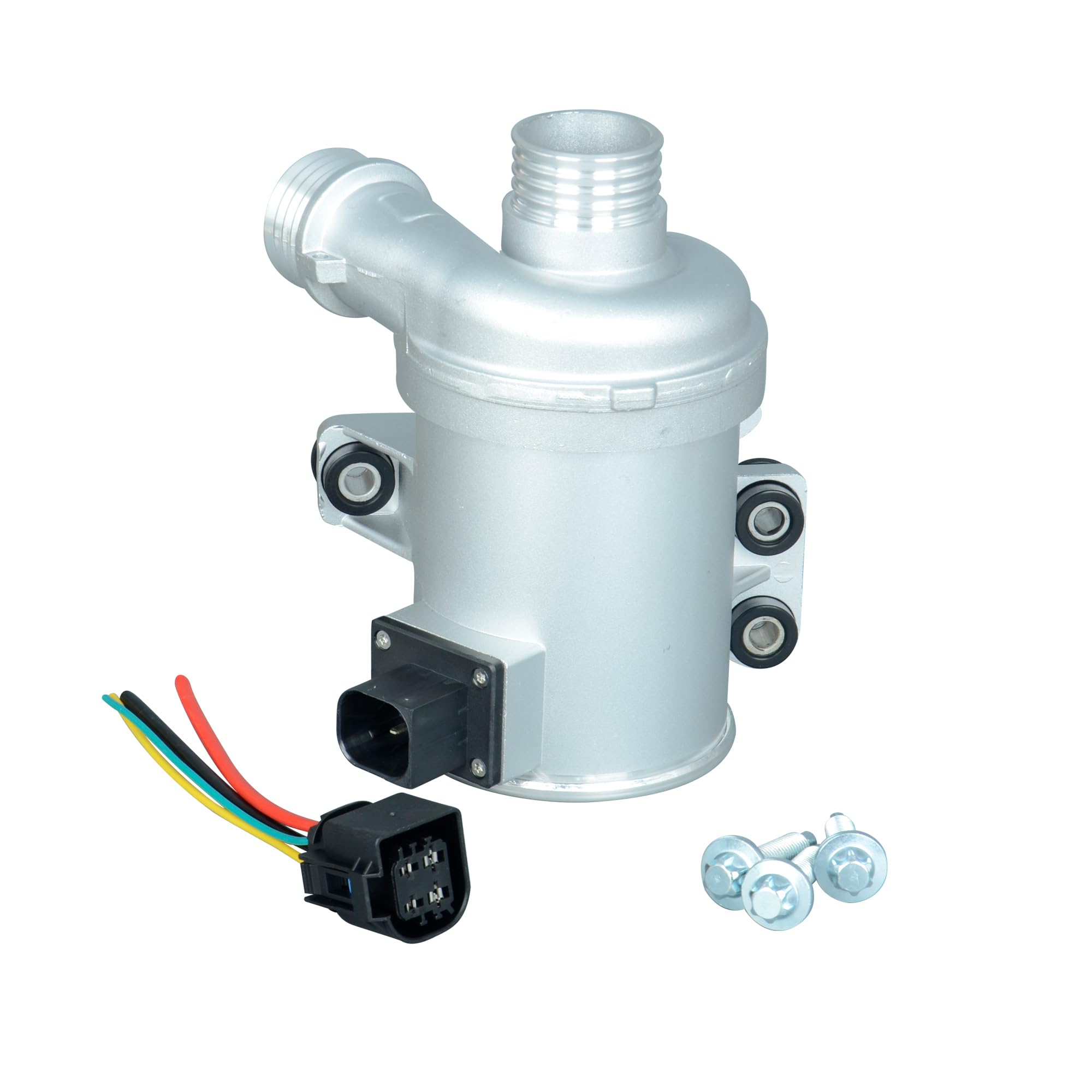 11517604027 Electric Engine Water Pump with Bolts Plug Compatible with BMW Z4 X1 X3 X4 X5 220i 228i 325i 328i 328i GT xDrive 428i xDrive 520i 528i 2.0L Replace OE 11518635089 11518625097