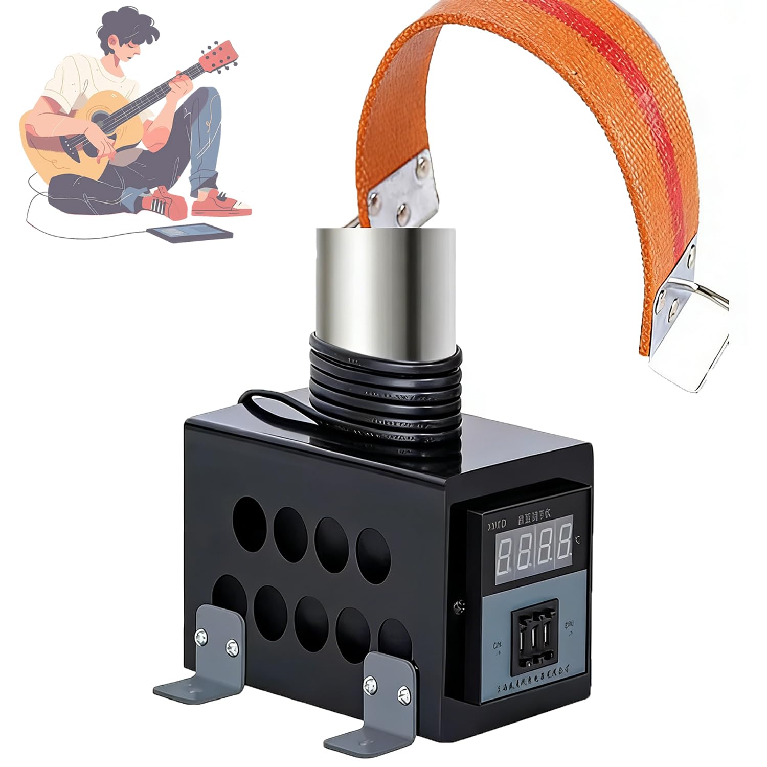 ALDNMBR Digital Constant Temp Luthier Bending Iron 0~280℃ Overheat Protected Aluminum Heating Head For Guitar Violin Viola Rib Side Wood Forming Repair Tool B