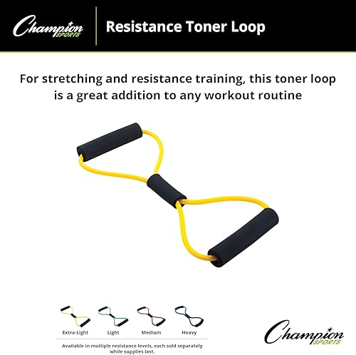 Miniatura 5 de Champion Sports Bucle de tóner muscular de resistencia pesada - Azul real