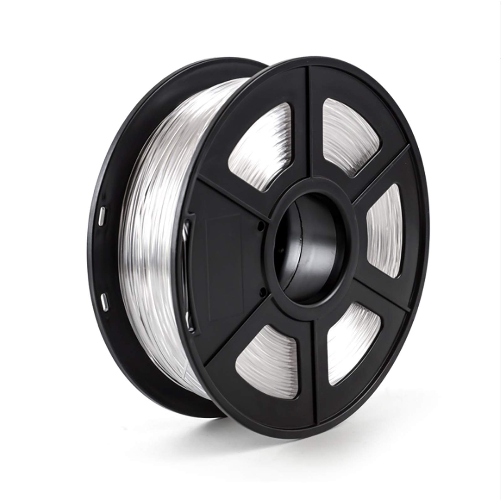 Yimihua PLA FILAMENTO 1.75mm Nuevo Tipo De Filamento De Impresión 3D PLA para Impresoras 3D Y Bolígrafos 3D, 1 Kg 1 Treol De Material De Impresión(Color:Transparente)