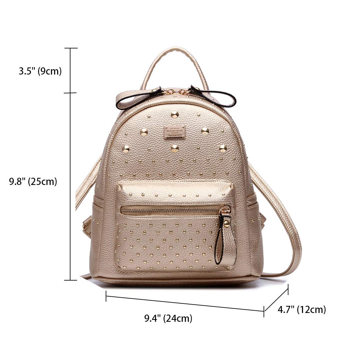 DEERWORD Donna Borse a Zaino Borsa a Zainetto Elegante Tracolla Zaini Firmate Marca Zainetti Antifurto PU pelle 5255 1 pz