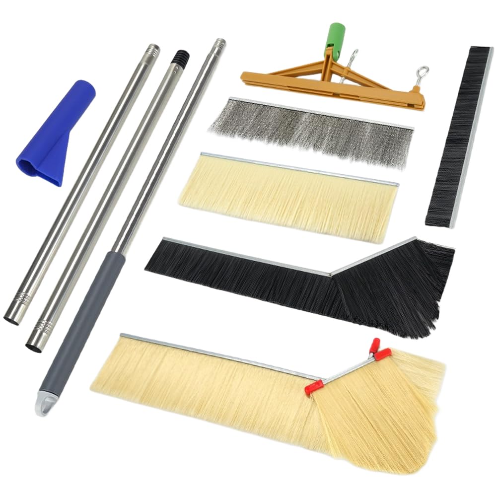 Juego de cepillos de limpieza 5 en 1 con diferentes ángulos para fregadero, baño e inodoro