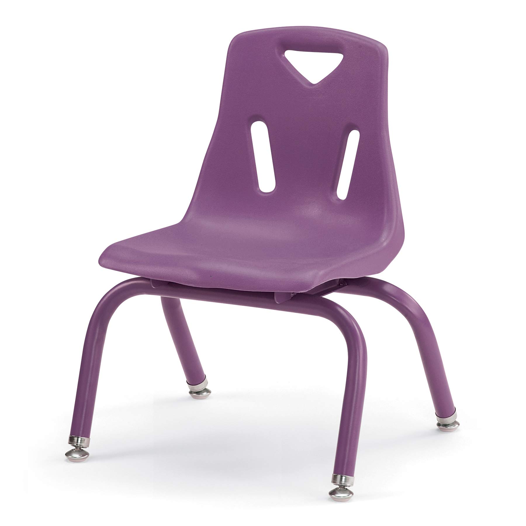 Berries Jonti-Craft 8120JC1004 Stacking Chair with Powder-Coated Legs, 10" Height, Purple