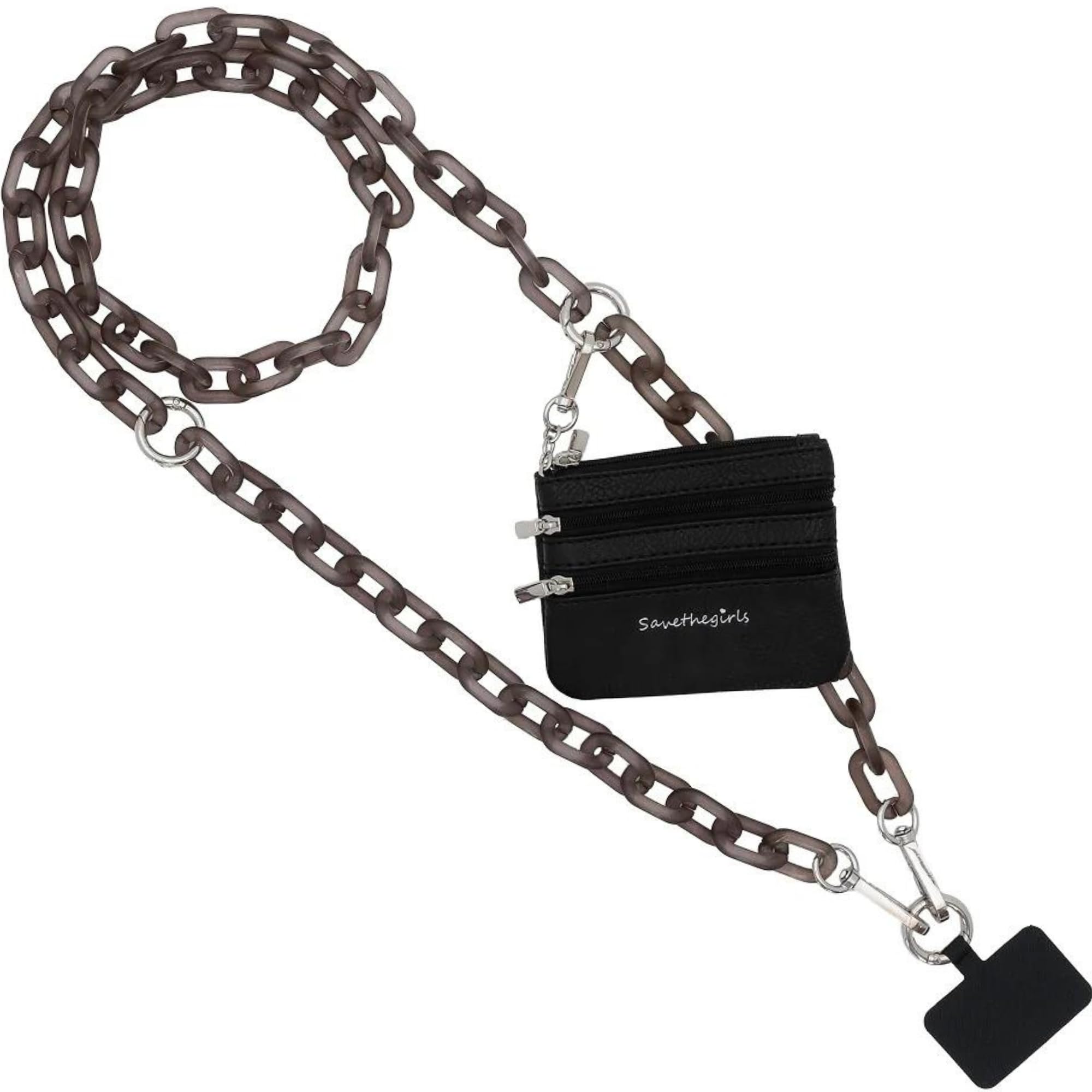 Amazon.com: Save the Girls Clip and Go Phone Chain with Pouch