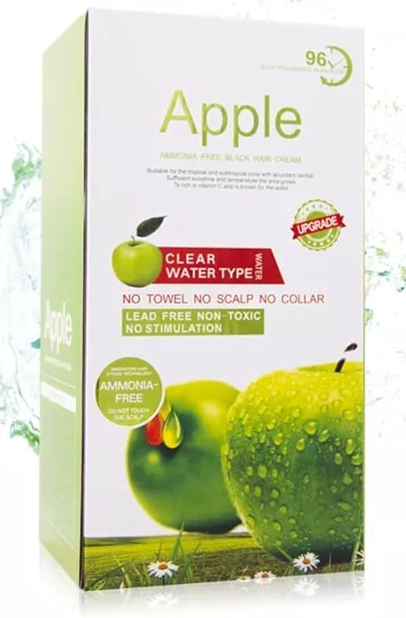 Ammonia Free Apple Fruit Extract Black Darken Dye Cream Apple Dye 96 ...