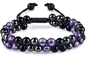 Triple Protection Crystal Bracelets for Women with Healing Crystals