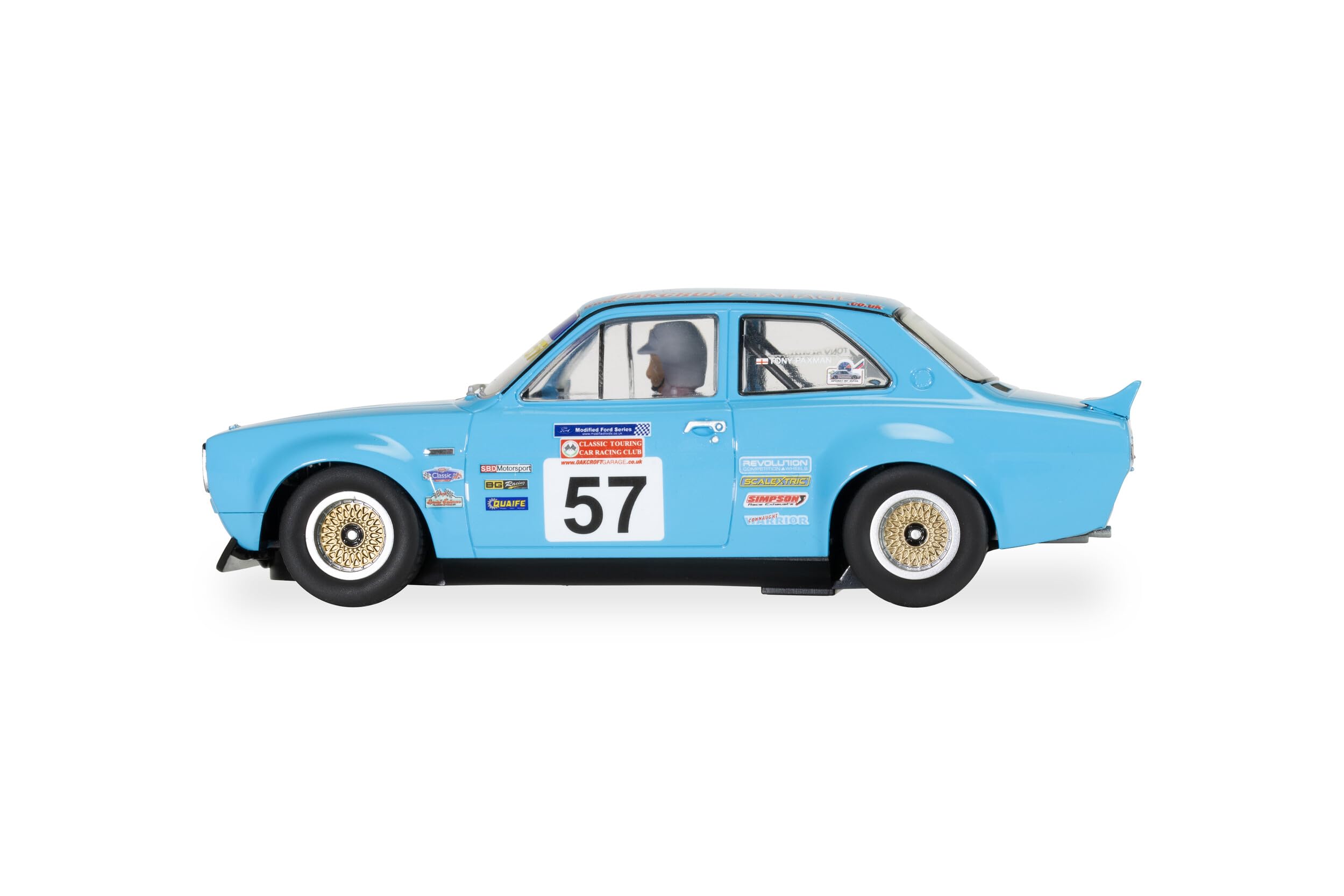 Ford Escort MK1 Scalextric C3934 - Voiture Slot Racing Neuve 12V