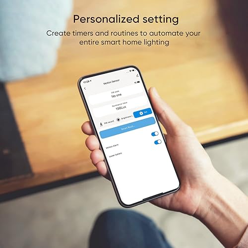 Miniatura 6 de TREATLIFE Sensor de movimiento Zigbee, detector de sensor de movimiento inteligente para sistema de alarma, automatización del hogar inteligente,