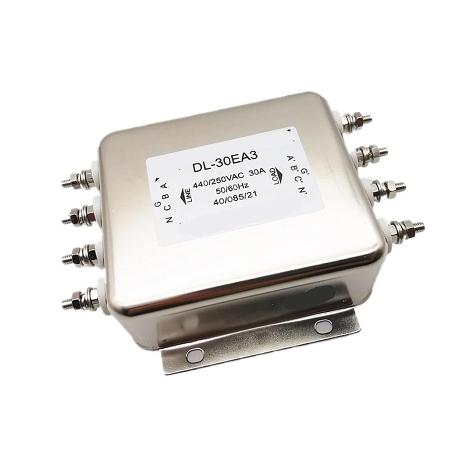 Filtre de puissance onduleur triphasé 380V 30A quatre fils anti-interférence DL-30EA3