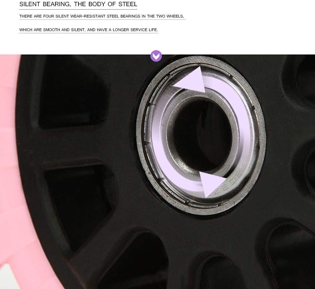 Abdominal Muscle Wheel-Wheels, Abs Roller Wheel for Core Exercise with Wheels and Comfy Foam Handles - Easy Assembly, Great for Workout with Knee Pad