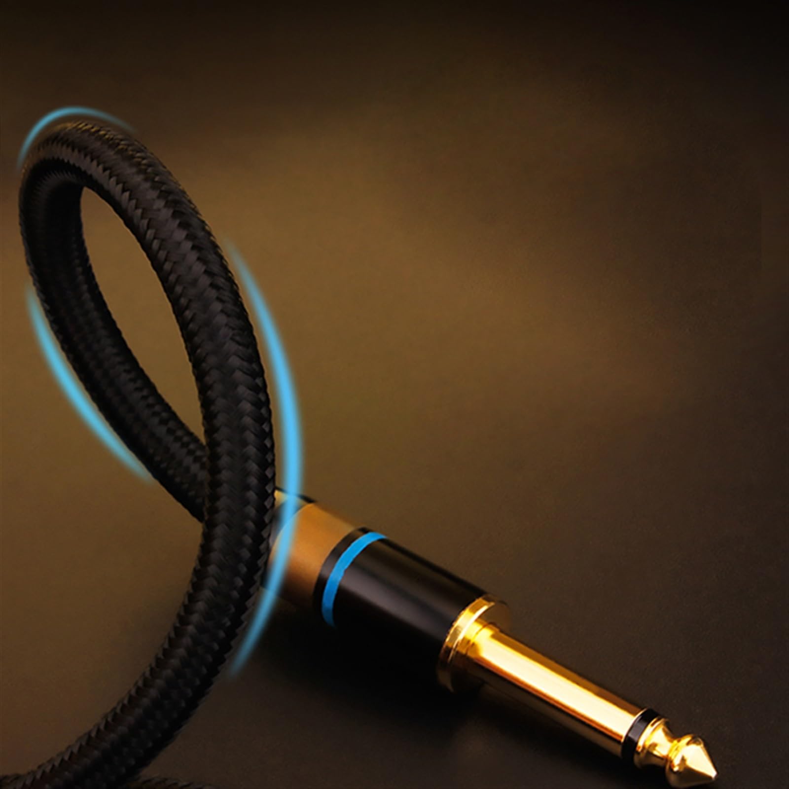 Cavo Audio per Chitarra Cavo per Altoparlante per Chitarra Elettrica Riduzione del Rumore Grande Cavo Audio per Strumenti Monofonici A Due Fili (Color : 12 Meters)