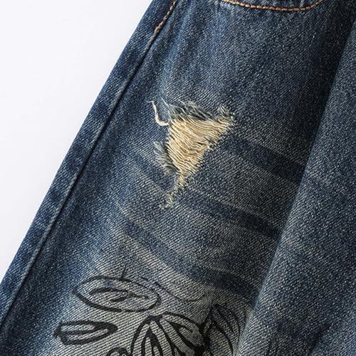 Jeans évasé filles 5-16 ans en denim décontracté bleu clair