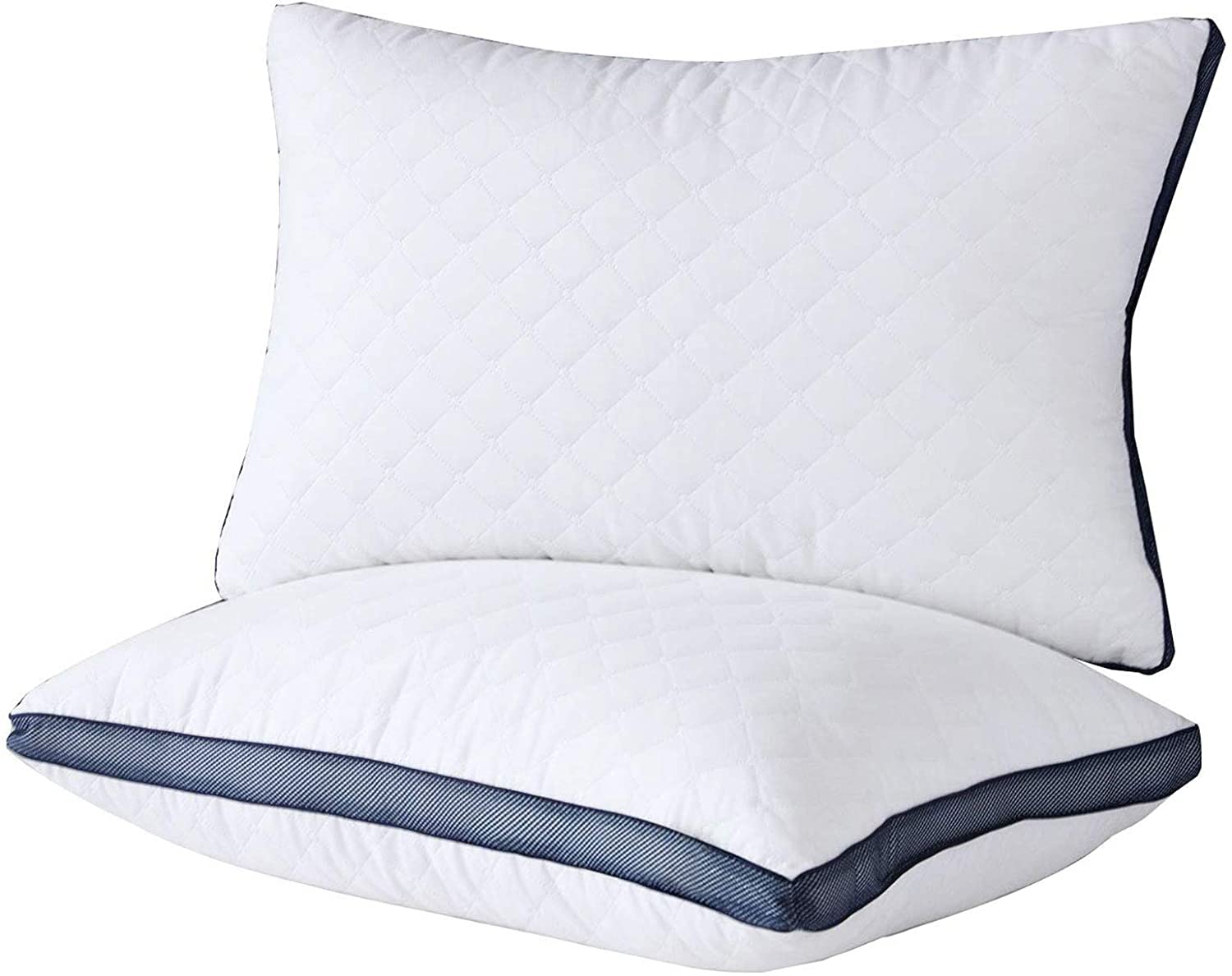 Meoflaw Pillows for Sleeping 2-Pack Luxury Hotel Pillows Queen Size Set of 2 Bed Pillows for Side and