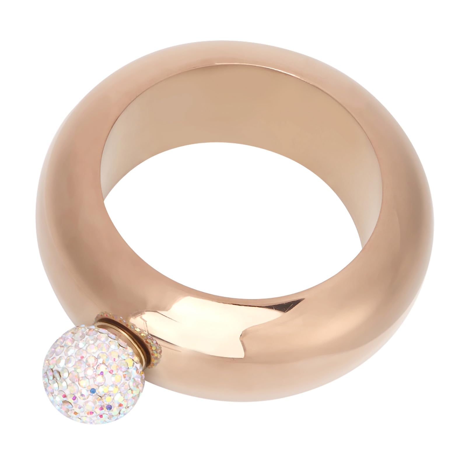 Bracciale Fiaschetta, Fiaschetta in Acciaio Inossidabile Bracciale Rigido Bottiglia Bracciale Rigido a Tenuta Stagna Fiaschetta Bottiglia D'Acqua in Metallo Brocca Bracciale (oro