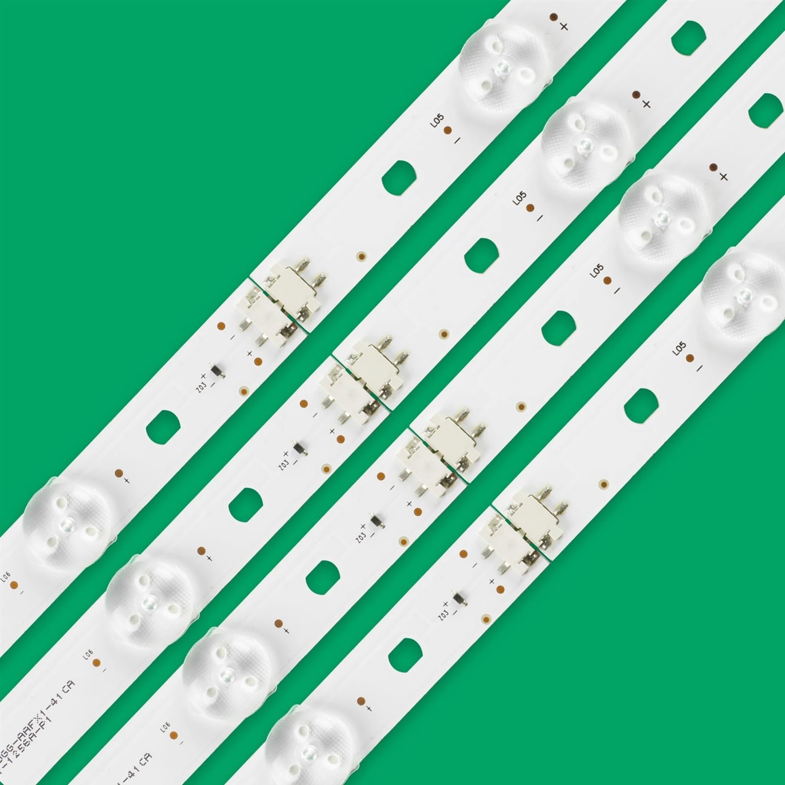 Kit 8 pièces Bande de rétro-éclairage LED for LG 49UJ630V 49LJ550M 49LJ5500 49LG594V NC490DUE-AAFX1-41CA GAN01-1294A-P1 GAN01-1295A-P1