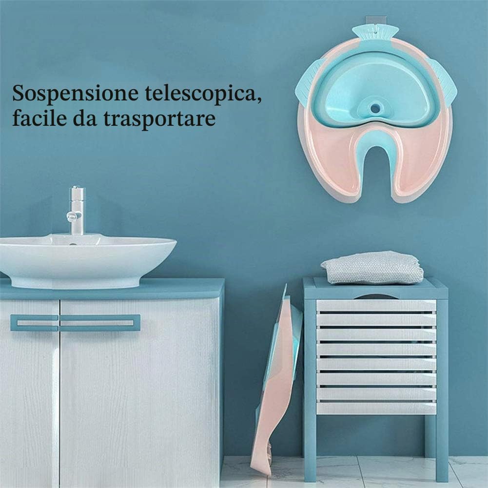 Portatile Lavelli per Shampoo Lavatesta Portatile Ciotola Parrucchiere Mobile Letto Bagno Ciotola per Lavare Capelli con Drain Tubo per Anziani, Disabilitato, costretto a Letto e disabili