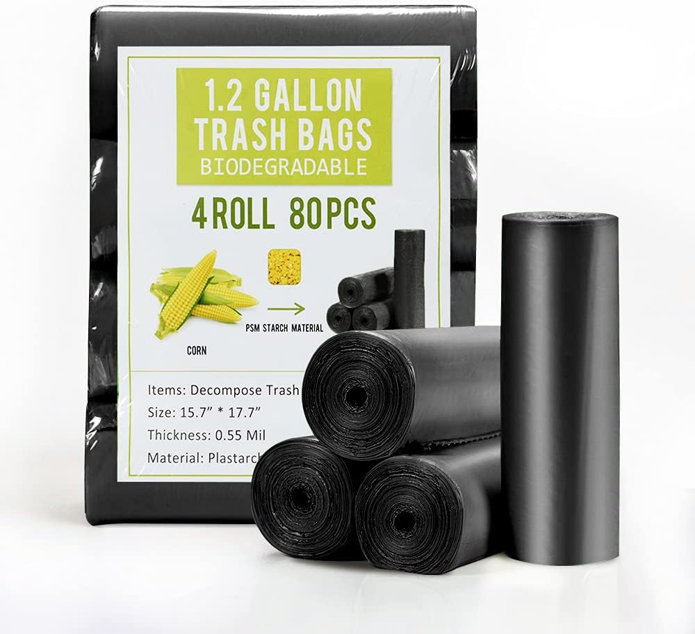 1.2 Gallon Small Garbage Bags Biodegradable 5 Liter Mini