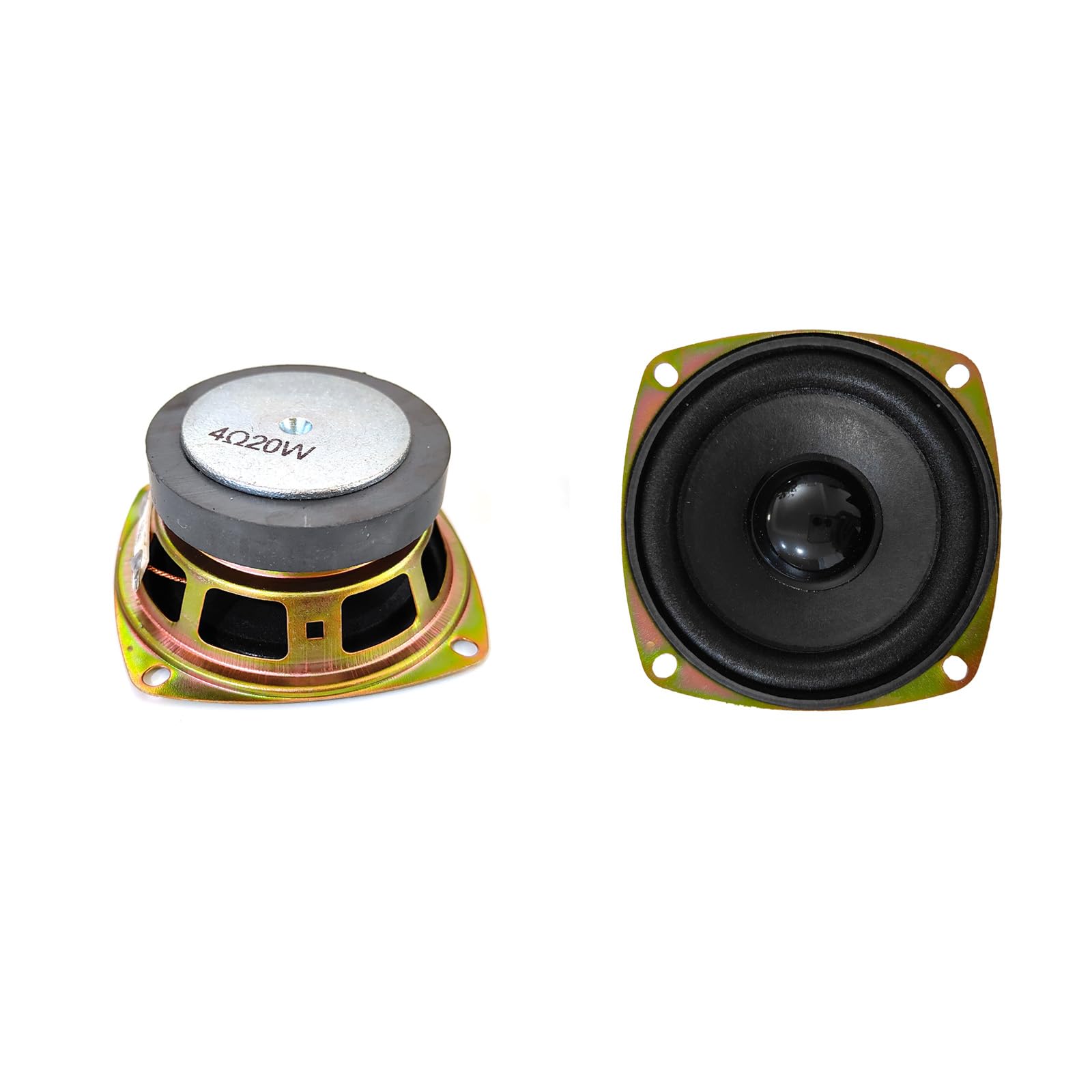 Gikfun 3 pollici 4Ohm 20W Full Range Audio Speaker Stereo Woofer Altoparlante per Arduino Sostituzione FAI DA TE (confezione da 2 pezzi) EK2173