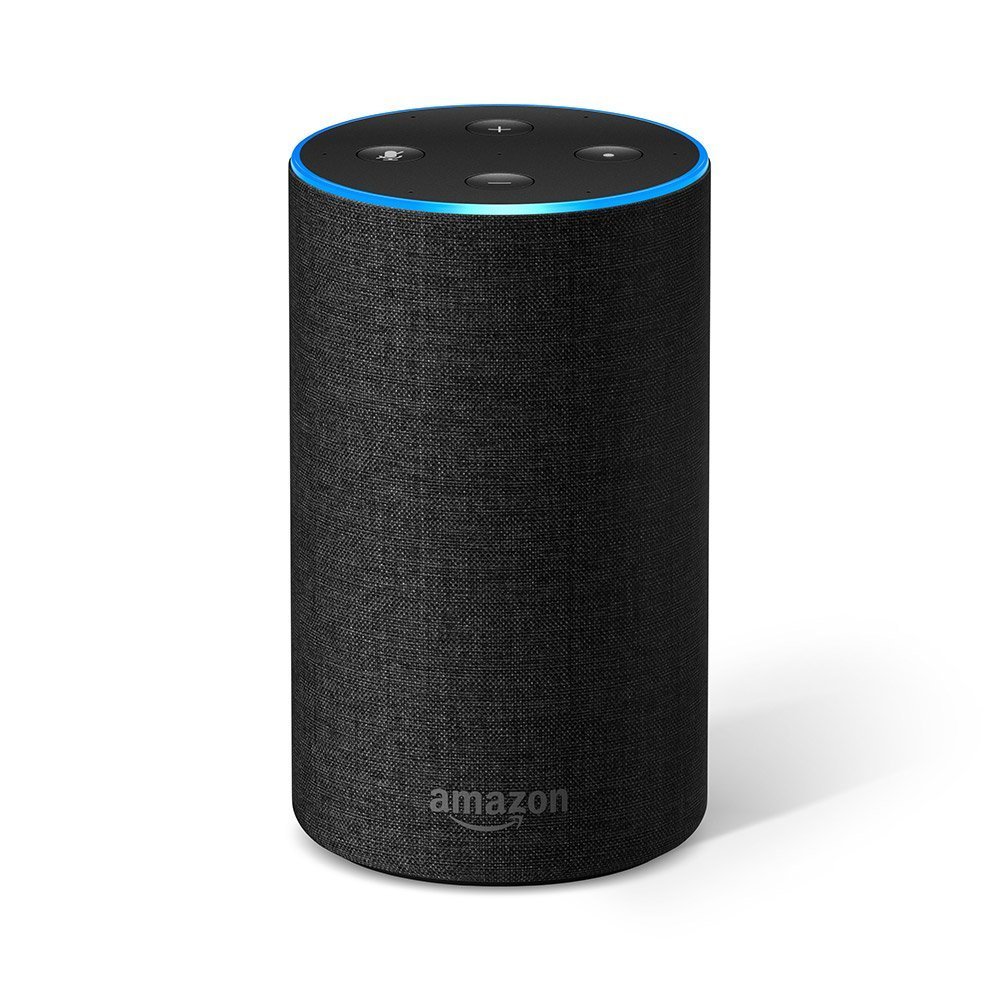 Amazon Echo (2. Generation) Sprachgesteuerter Smart Assistant Anthrazit Stoff