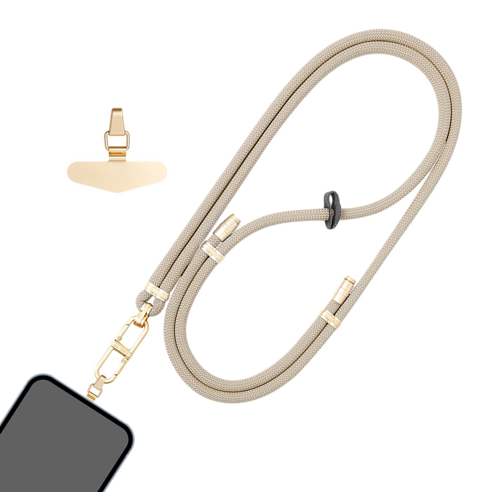 Cordon De Téléphone Universel En Nylon Avec Sangle De Cou Réglable - Sécurité Anti-perte