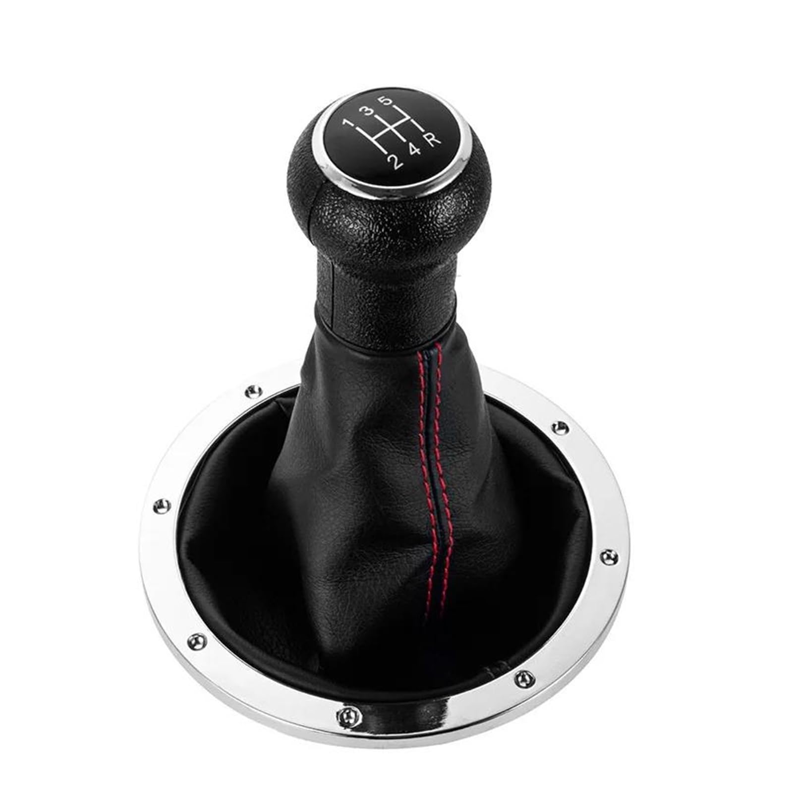 WLNWERDPKK Gear Shift Knob 1PCS Gear Shift Knob Shifter Lever Stick Gaiter Boot Cover for for Pointer for Saveiro for Parati 2005-2010 Stick Knob(Red Line)
