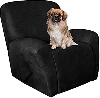 Vista 41 de Fundas para Silla Reclinable de Aspecto de Cuero, 4 Piezas, Funda Lazy Boy para Silla Reclinable, Funda de Sofá Suave, Protector de Muebles Lavable