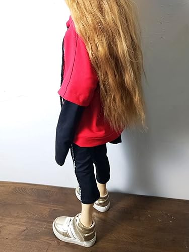 Miniatura 2 de Ropa de muñeca de 11.8 in17.7 in23.6 in, pantalones negros para 13 14 16 BJD accesorios de muñeca BJD SD DIY moda muñeca ropa juguetes (13)