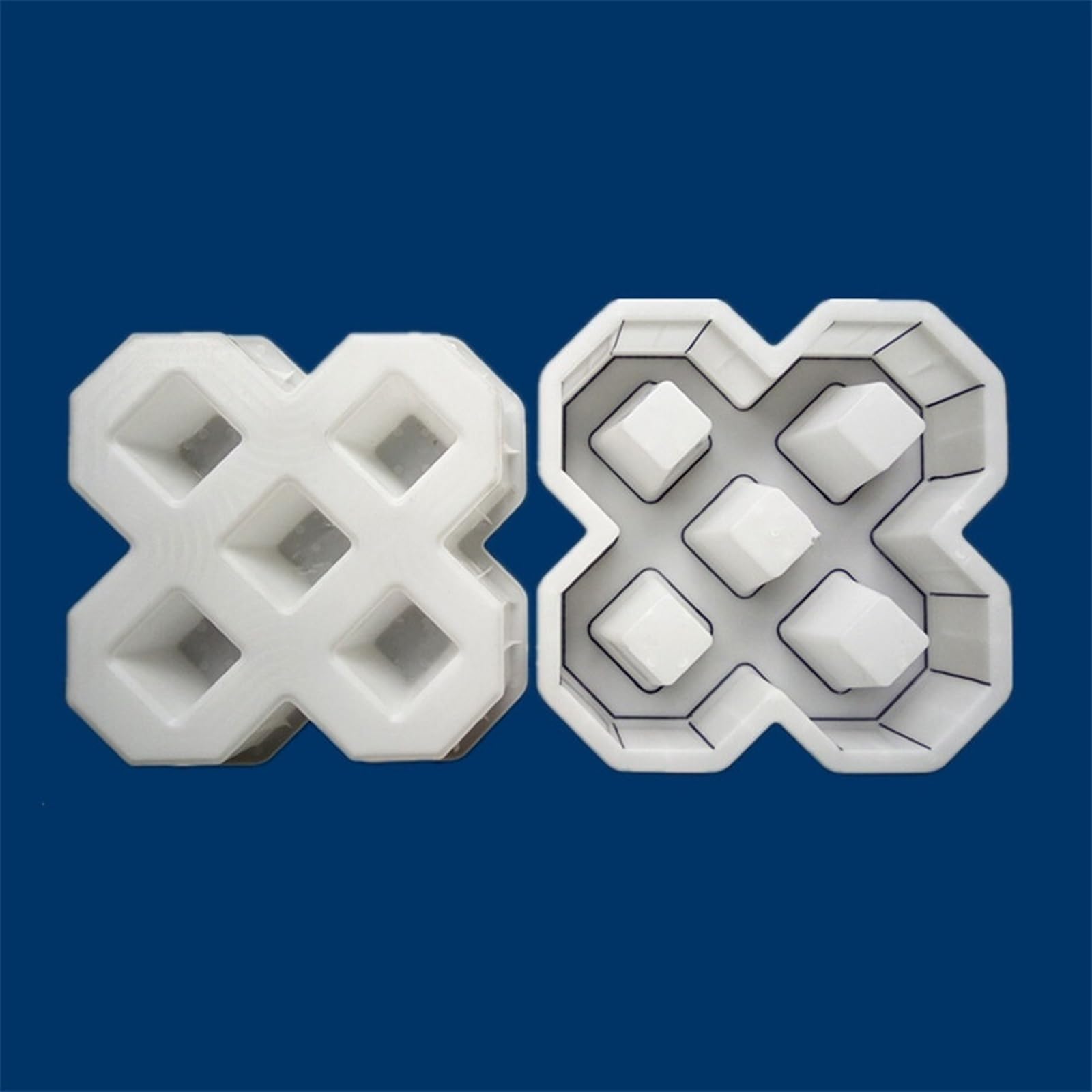 Forma do brukowania, DIY kwadratowa ścieżka ogrodowa betonowa plastikowa forma do cegieł brukowanie chodnik z propylenu budynki ogrodowe akcesoria forma do brukowania DIY