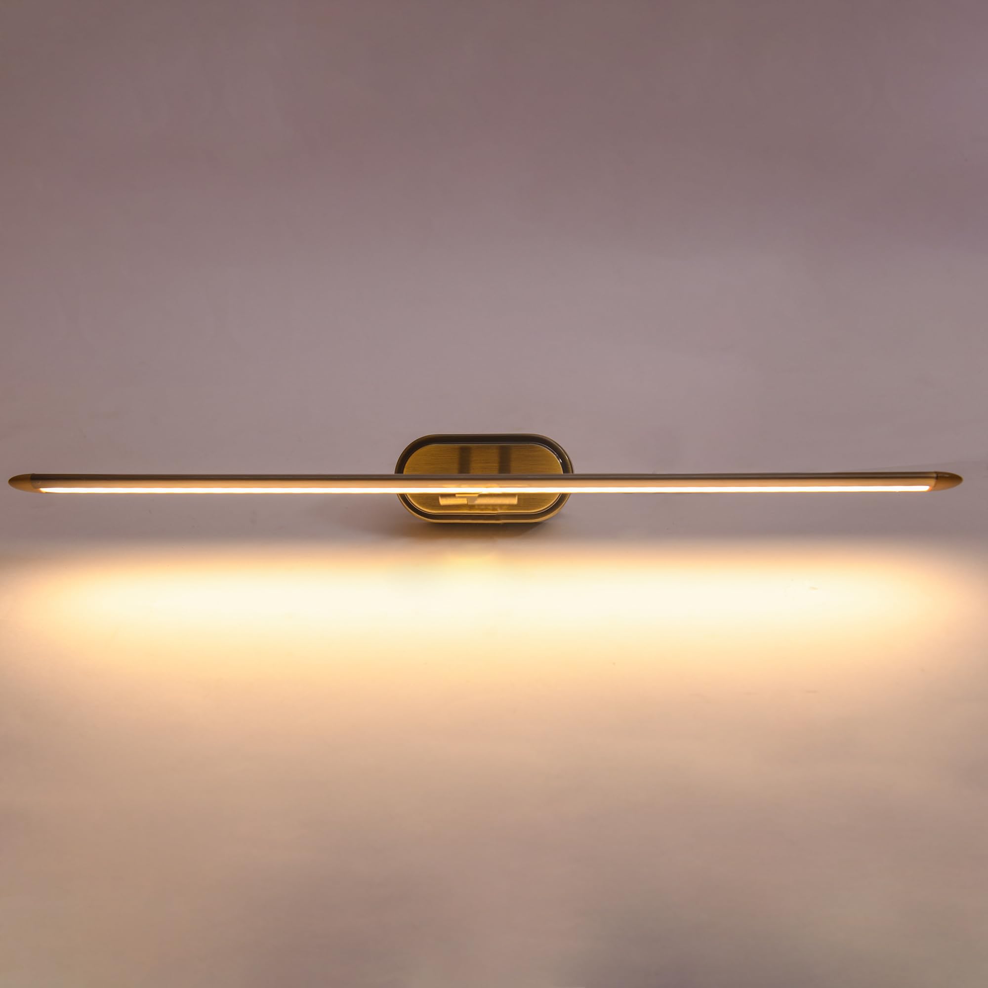 TRIPPING Body Color 12W Antique 3-in-1 LED Wall Lamp: Adjustable Warm, White, Natural Light, Flexible Neck, 50cm Length, 15cm Thickness Spot Focus Light for Pictures, Mirror,Washbasins