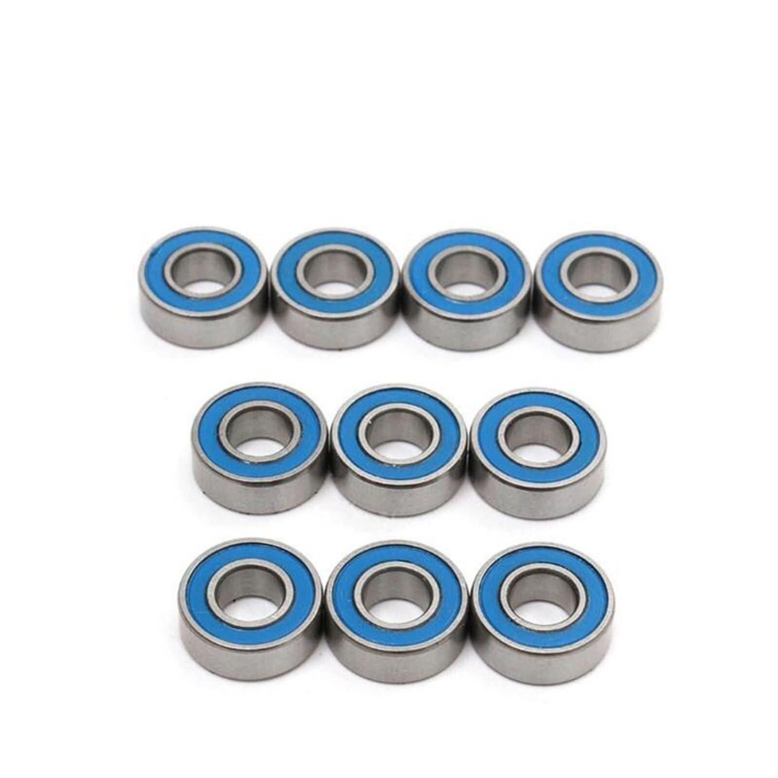 Bearing, MR105RS Bearing ABEC-5 (20/50/100PCS) 5X10X4 mm Miniature MR105-2RS Ball Bearings Blue Sealed MR105 2RS(20PCS) Wear Resistance(50PCS)