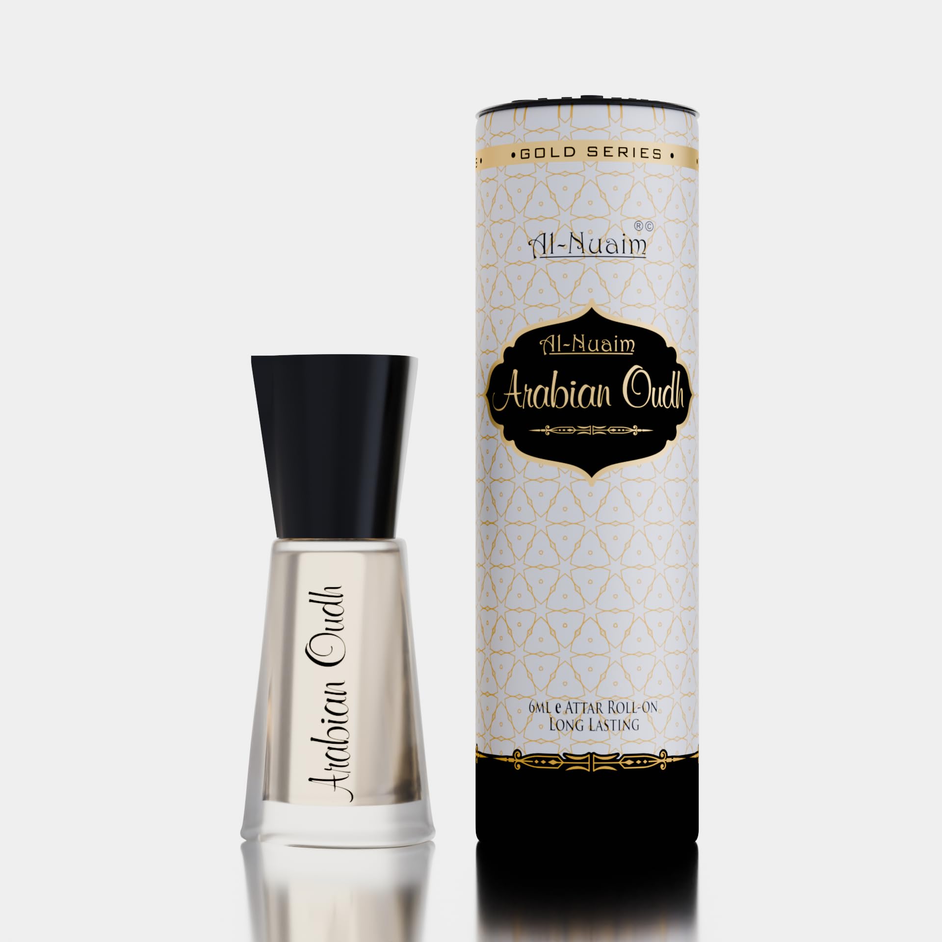 Al Nuaim Arabian Oudh 6ml For Men & Women | Alcohol Free Attar Roll On | Concentrated Perfume Oil | Premium-Grade Oriental Attar | Long Lasting Fragrance