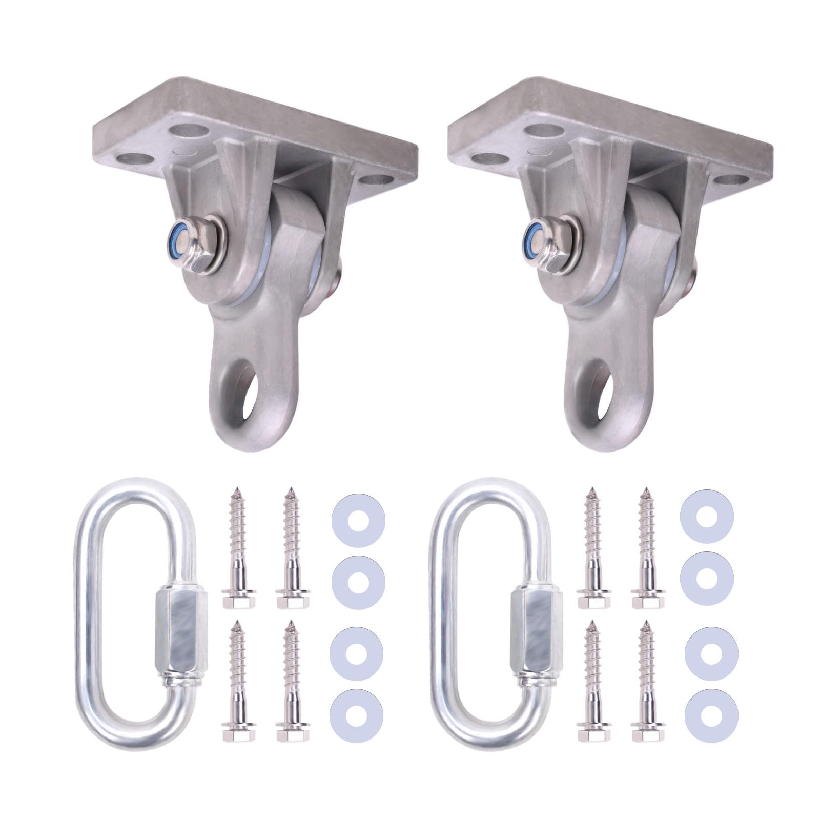 Swing Set Accessories,Swing Set Hardware?Swing Set Brackets, Over 6500 Pounds Enhanced,of Yoga Chair, Porch, Saucer,Hanging Bracket, Indoor and Outdoor Sets,with Baby, Kids, (2 Pack)