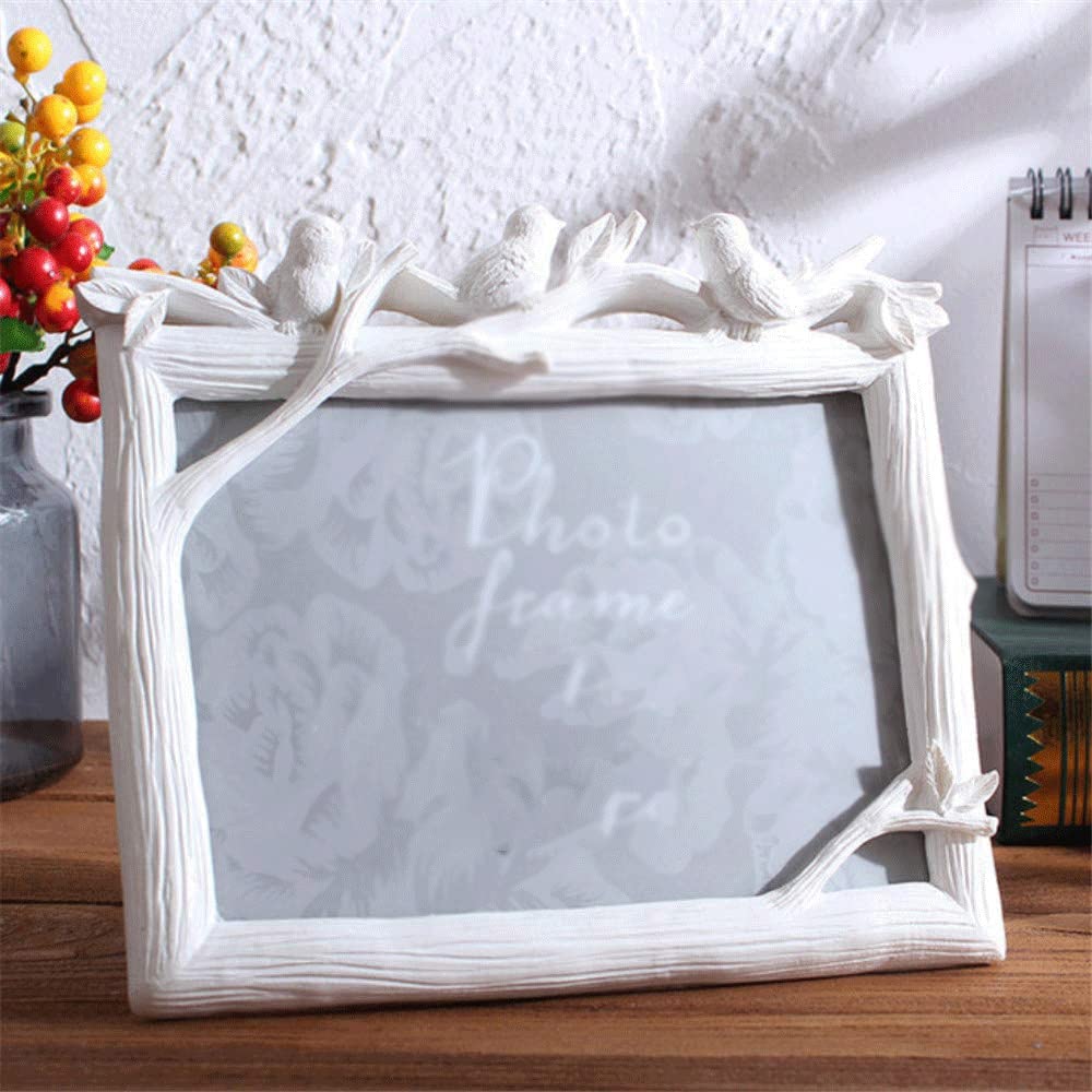 MOBYGKFY Photo Frame -Picture Made of Solid Wood High Definition for Table Top Display and Wall Mounting