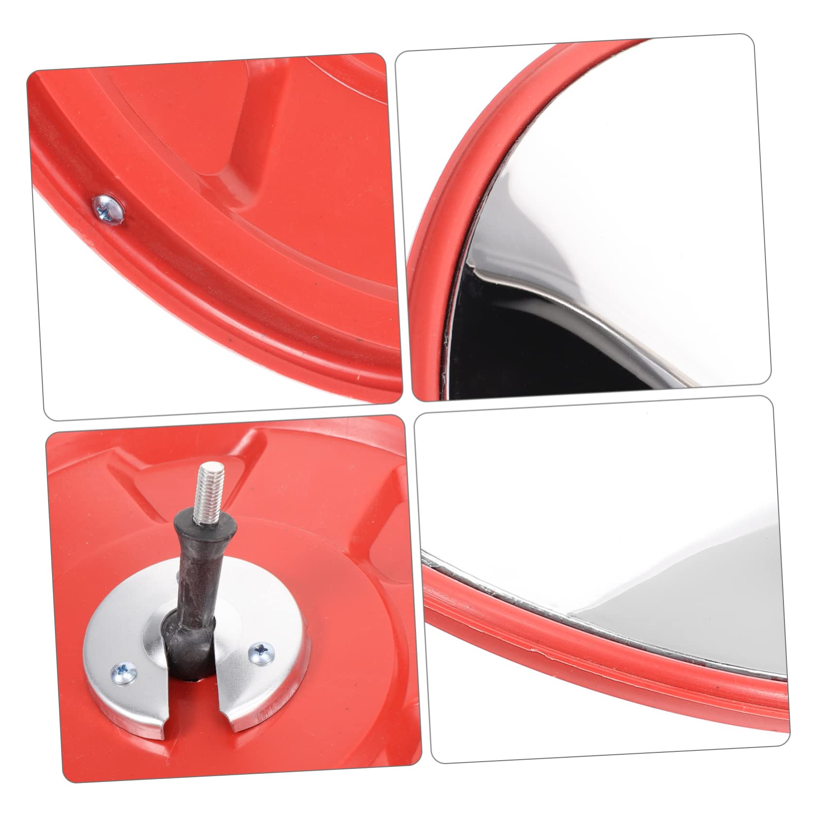 Healvian Miroir Convexe Rond Pour Sécurité Miroir De Signalisation Angle De Voirie Extérieur Pour Tournants