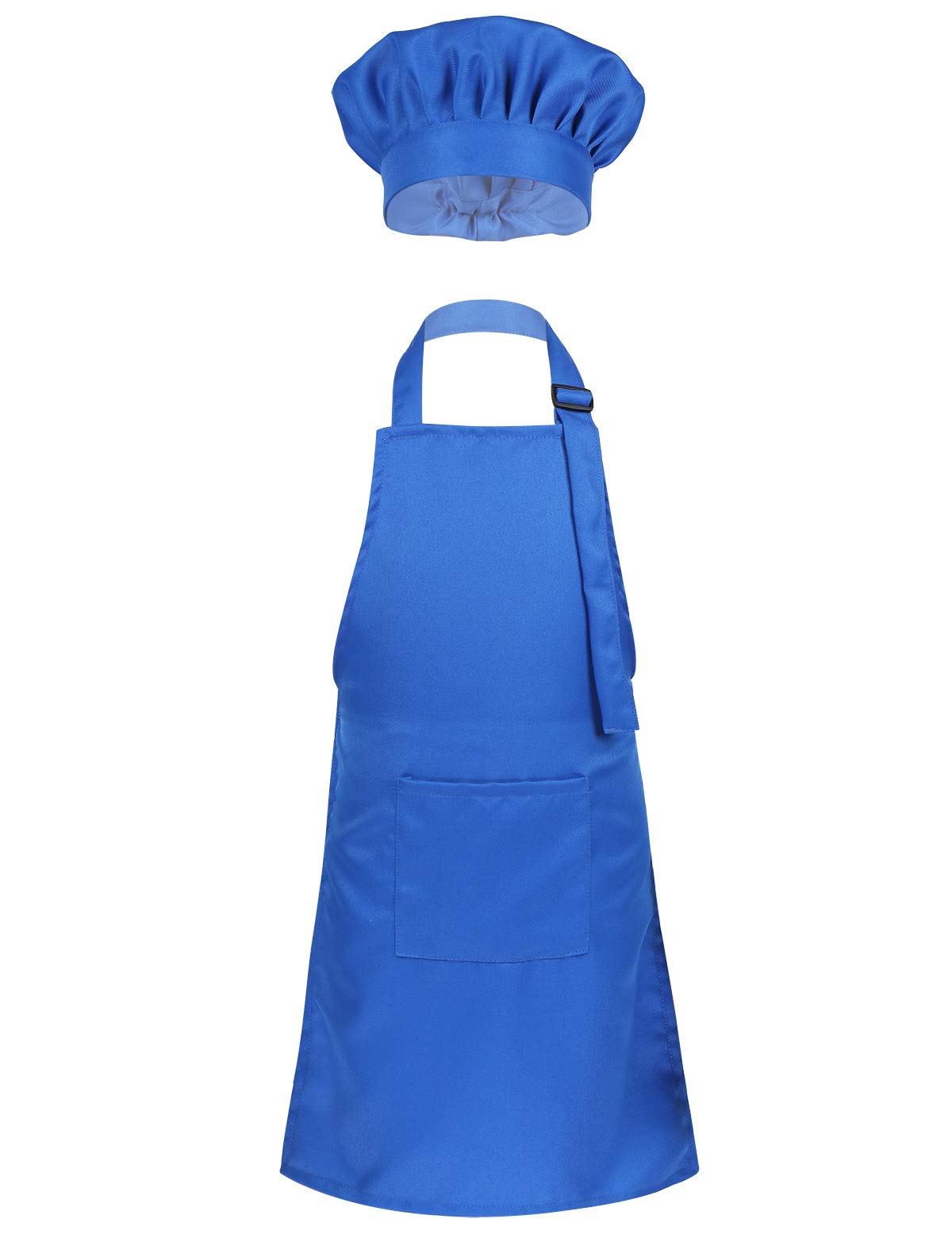 ACSUSSKids Boys Girls Chef Apron and Hat Set Children Kitchen Cooking and Baking Costume Fancy Dress Up