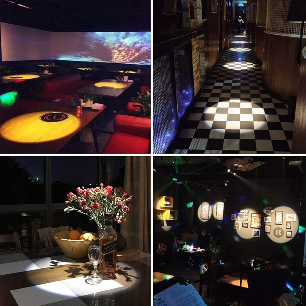 Indoor Track Lighting Kits 15W, Black Led Track Lighting,Zoom Dimmable Ceiling Spotlight, Bar KTV Stage Atmosphere Light, Aluminum, Black(Track 6000K)