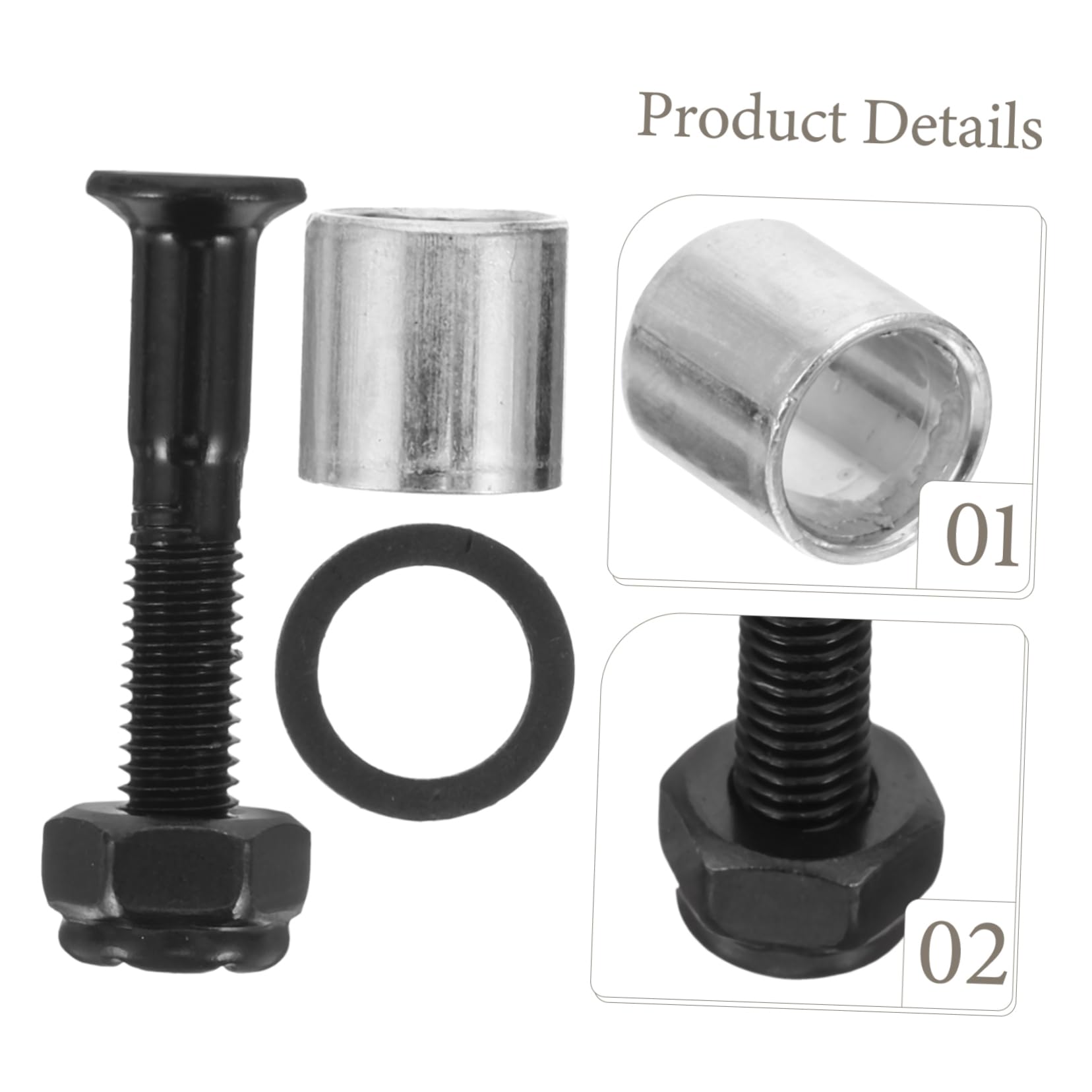 Mipcase Skateboard Truck Washers Set 1 Set of Skateboard Repairing Tool and Spacers