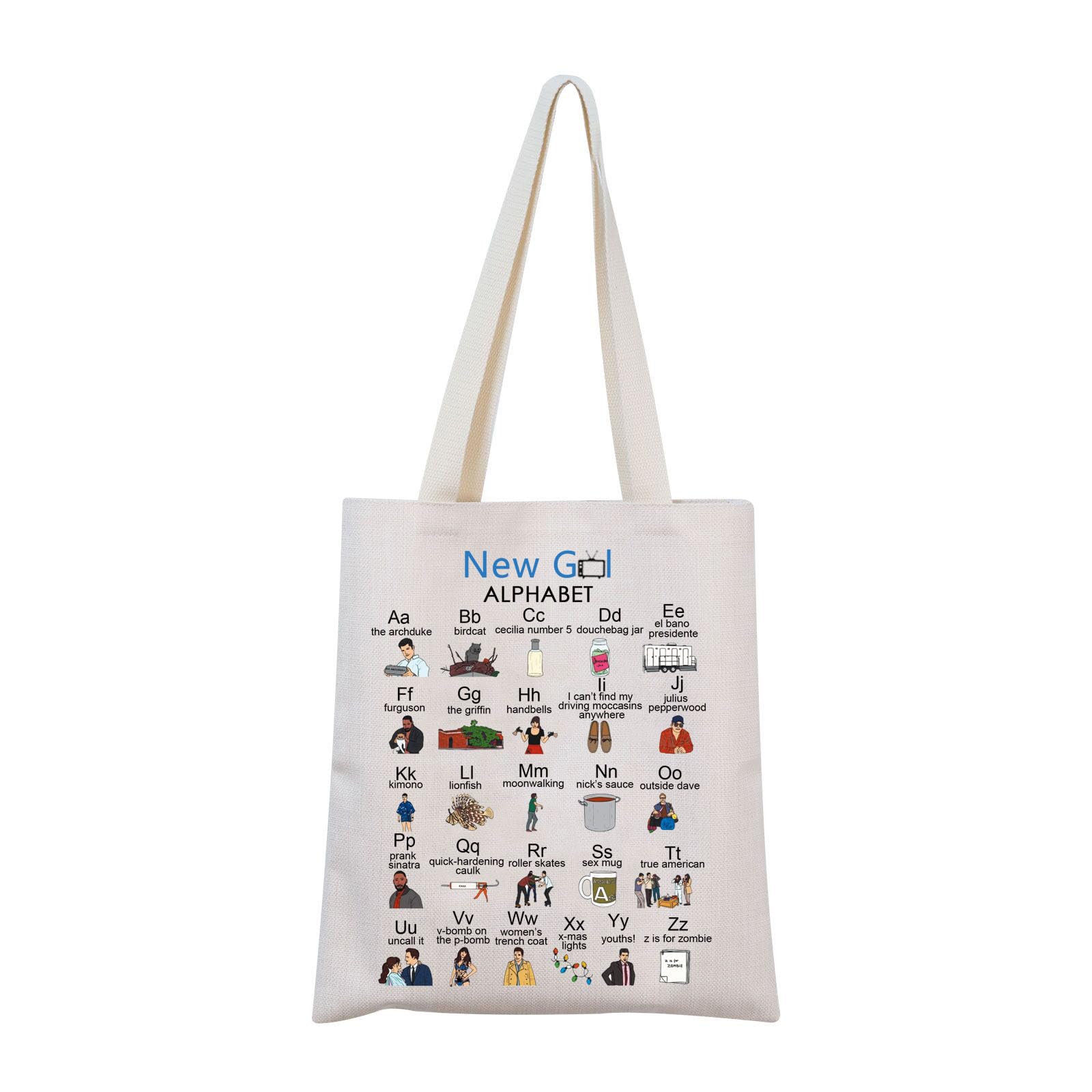 MNIGIU New G TV Show Inspired Gift New G Tote Bag New G Merchandise New G Fans Gift
