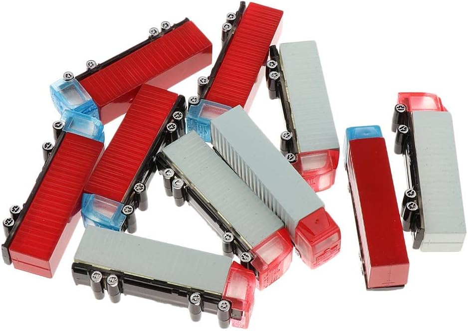 Meadawgs® 2Pcs Bus Models Container Truck Figure Models Building Scenery Layout 1:100|Toys & Hobbies | Model Railroads & Trains | Z Scale |2 Pieces Truck Models (Random Color)
